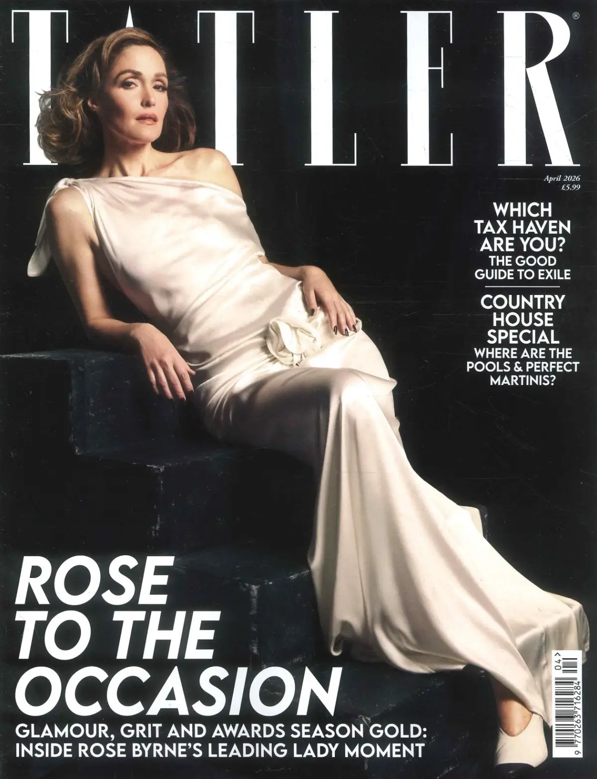 TATLER Magazine: Rose Byrne, Bella Hull, Ellie Goulding, Tax Havens, April 2026