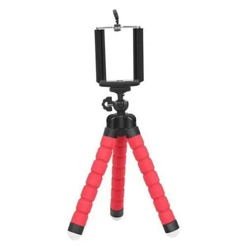 Mini Flexible Octopus Leg Tripod, Smartphone, Camera, GoPro Holder, Red / Black - image 4 | Free standard UK delivery included | Discount Quality Products