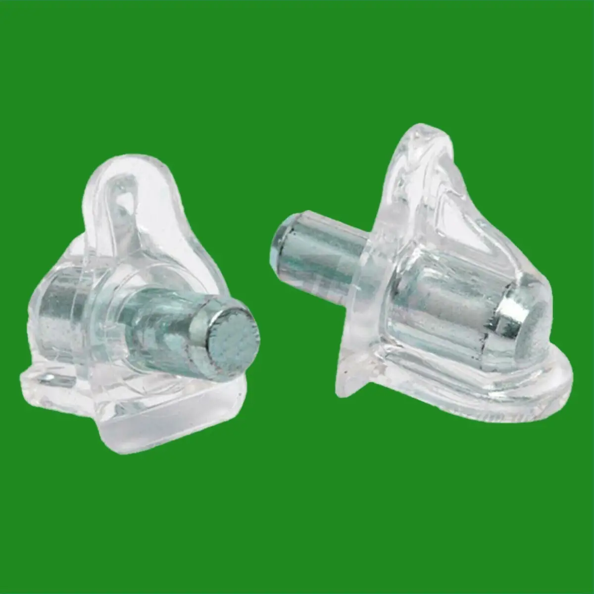 12x 5mm Transparent Plug In Plastic Shelf Support, Pins Metal Pegs Studs - image 2 | Free standard UK delivery included | Discount Quality Products