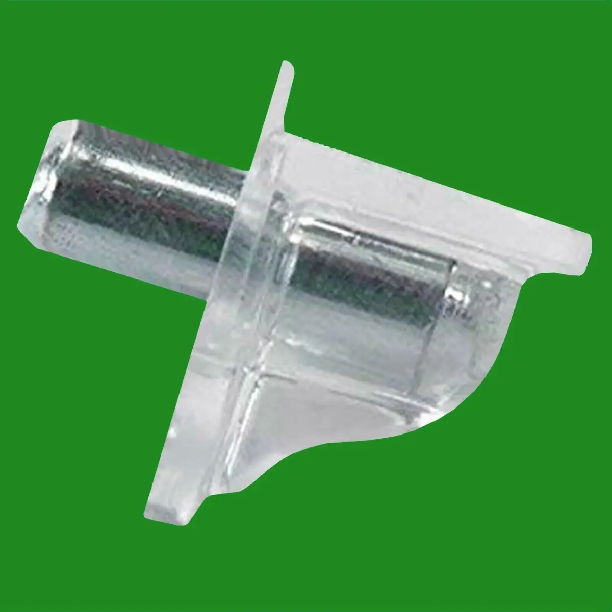 12x 5mm Transparent Plug In Plastic Shelf Support, Pins Metal Pegs Studs - image 3 | Free standard UK delivery included | Discount Quality Products