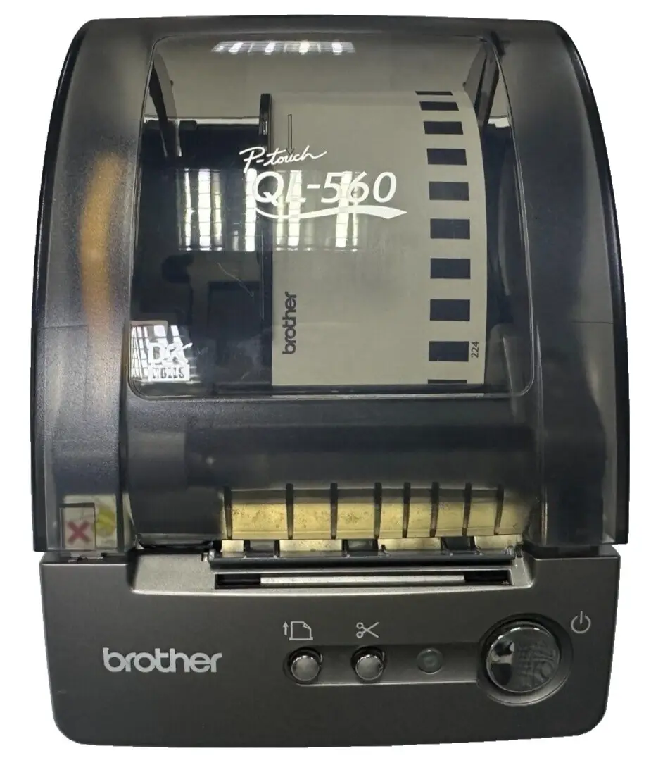 Brother USB P-Touch QL-560 Thermal Address Label Receipt Printer, Auto Cutter