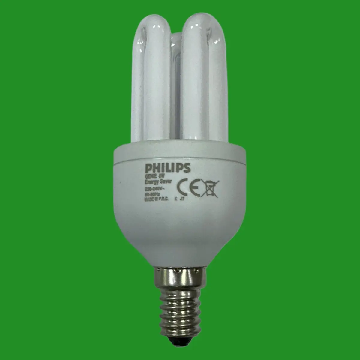 1x 8W (=40W) Philips CFL Stick Light Bulb E14 SES Low Energy Power Saving 2700K - image 2 | Free standard UK delivery included | Discount Quality Products