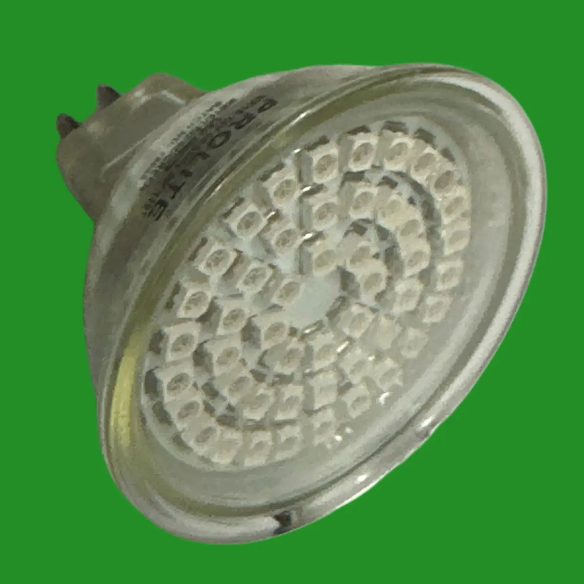 3x 2W Prolite 48 LED Green Coloured MR16 Spot Light Bulbs, 12V Lamps GU5.3 - image 3 | Free standard UK delivery included | Discount Quality Products