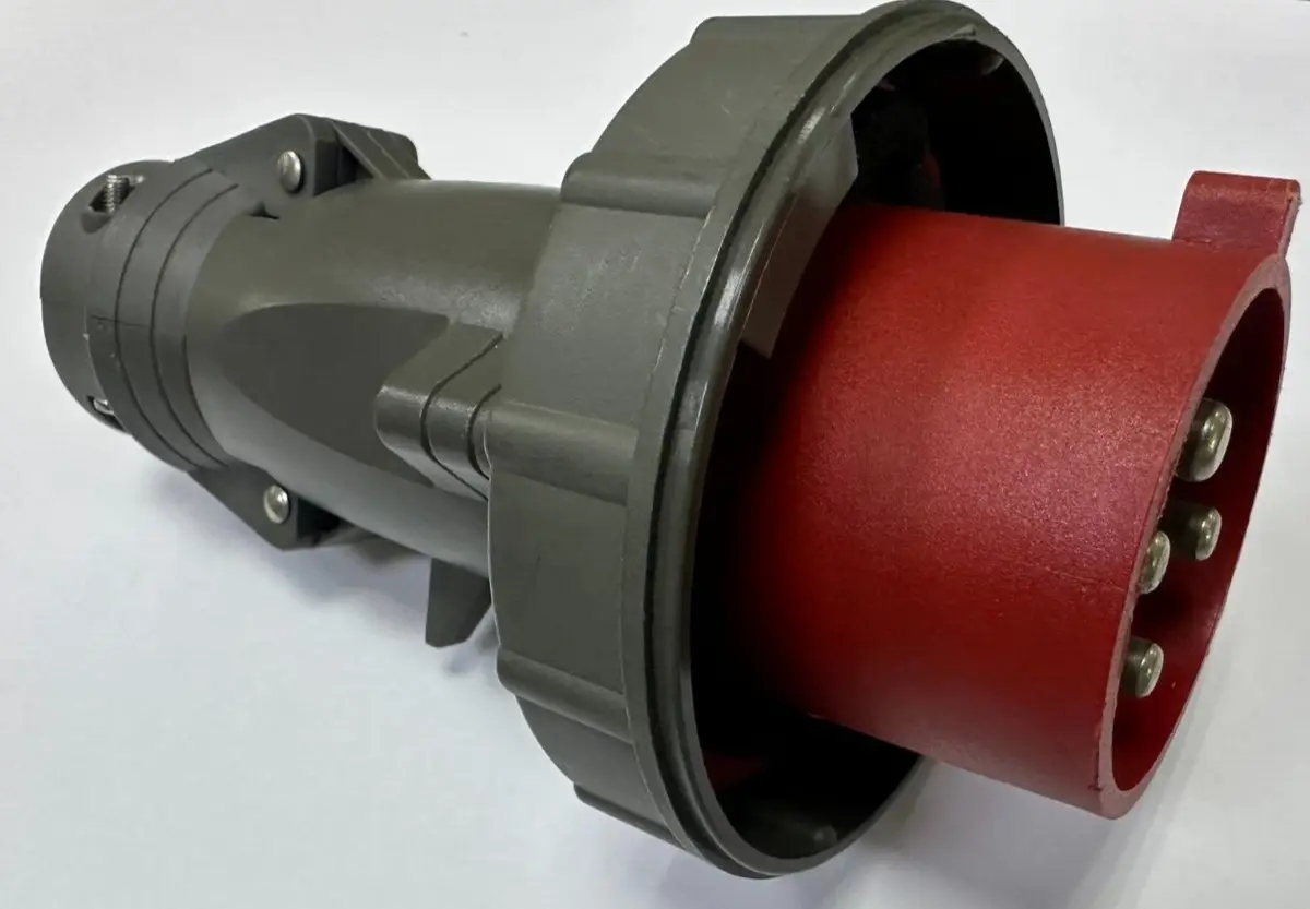 32A 415V Legrand Hypra 52947 IP67 Red Cable Mount 4P 3P+E Industrial Power Plug