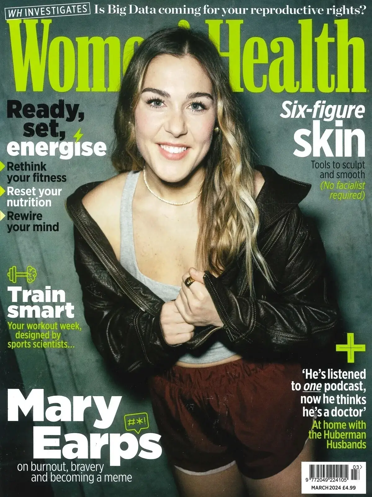 Women's Health Magazine: Mary Earps, Gemma Atkinson, Train, Fitness, March 2024