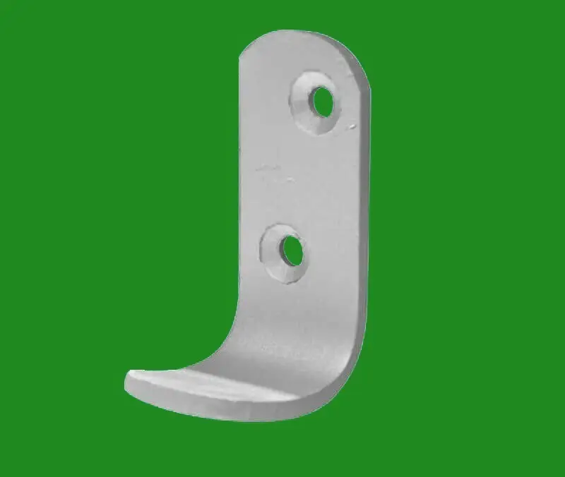 10x FRELAN Hat, Coat, Clothes &amp; Robe Hooks Aluminium Satin, 2" 50mm Strong