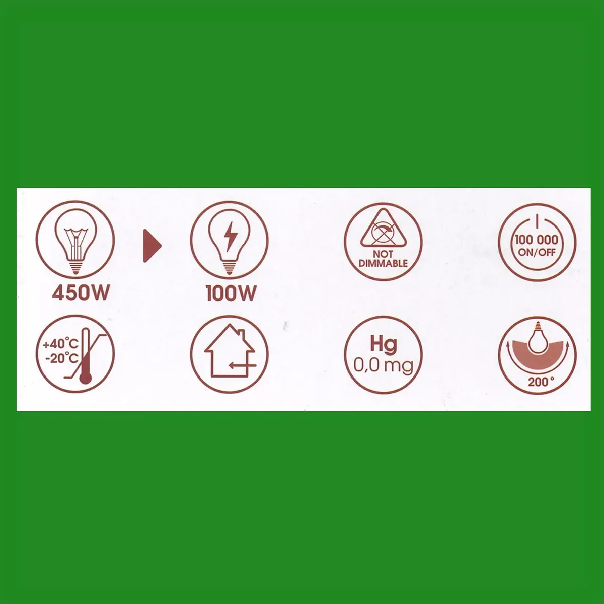 1x 100W (=450W) T140 LED Light Bulb 4000K Edison Screw ES E27 & GES E40 Adaptor - image 5 | Free standard UK delivery included | Discount Quality Products
