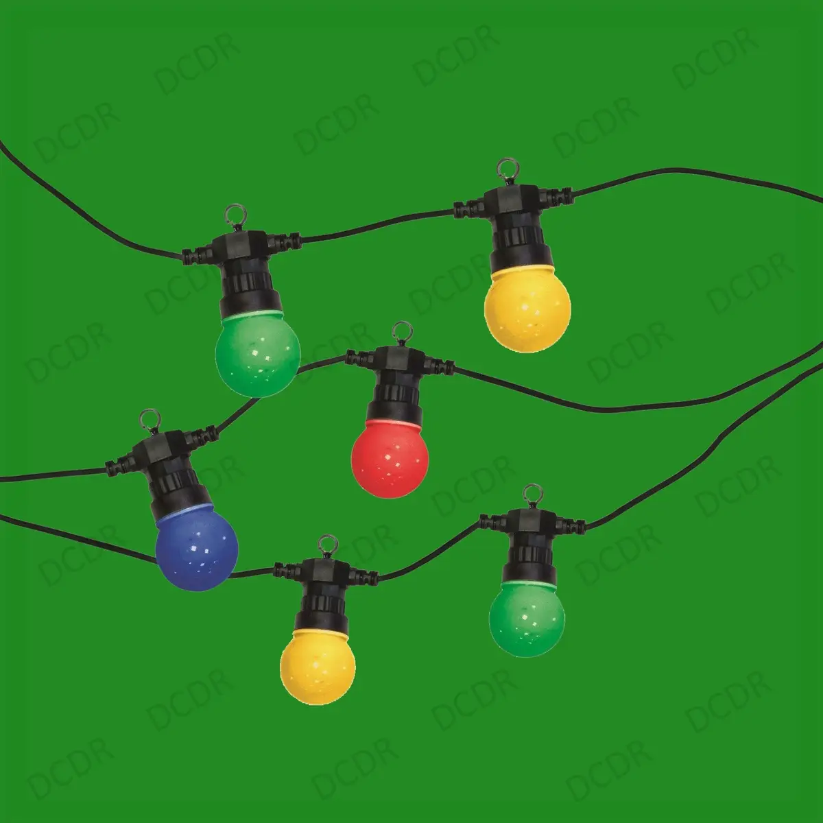 14.5m 20 Coloured LED Lights Outdoor Indoor Festoon Party String Lighting Xmas - image 2 | Free standard UK delivery included | Discount Quality Products