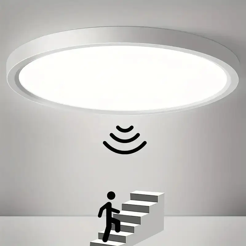 24W LED PIR Radar Motion Sensor Round Ceiling Light Porch Hallway Garage 6000K - image 4 | Free standard UK delivery included | Discount Quality Products