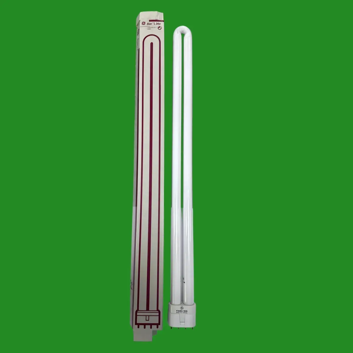 1x 34W GE Dimmable 2G11 4 Pin PLL CFL 3500K 835 White Light Bulb Lamp 535mm - image 2 | Free standard UK delivery included | Discount Quality Products