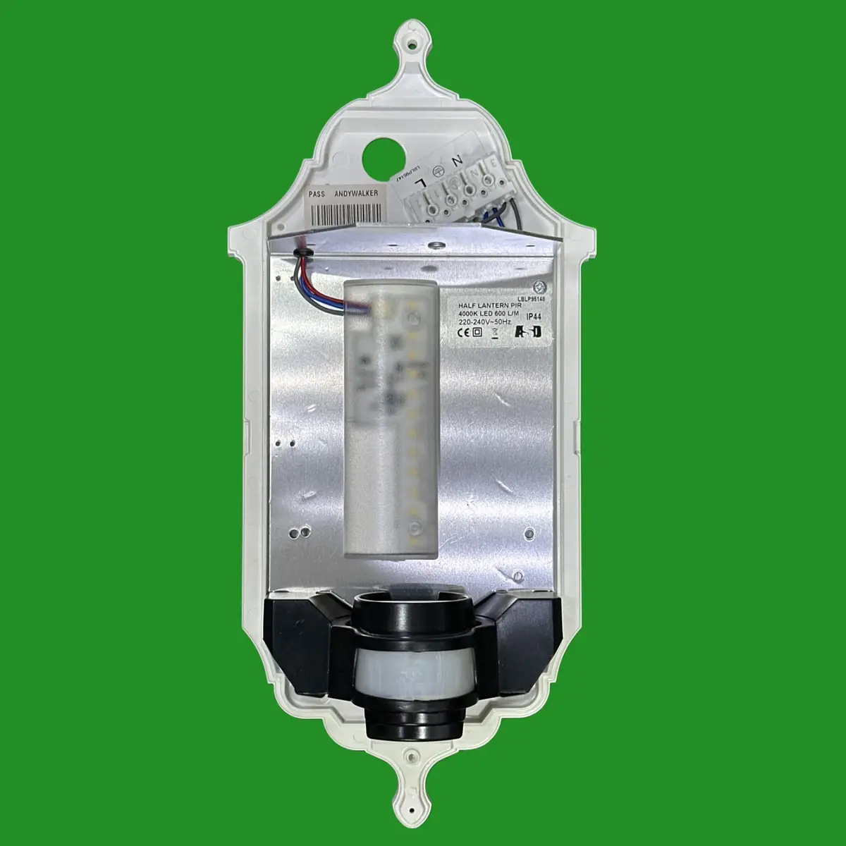 ASD 7.4W LED White Half Lantern HI-LOW PIR Motion Sensor Security Wall Light - image 2 | Free standard UK delivery included | Discount Quality Products