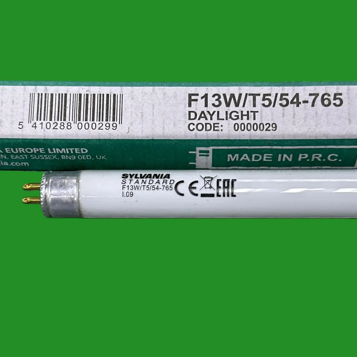 1x 13W Sylvania T5 517mm 531mm Fluorescent Tube Strip Light Bulb 6500K Daylight - image 3 | Free standard UK delivery included | Discount Quality Products