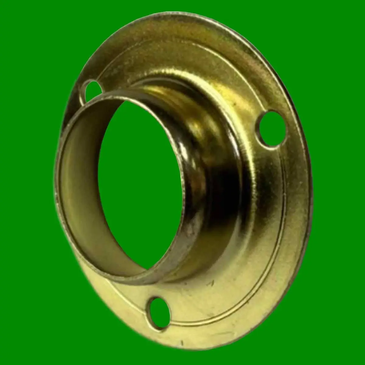 2x 19mm 3/4" Brass Rail Rod End Sockets Wardrobe Curtain Pole Support Fitting - image 2 | Free standard UK delivery included | Discount Quality Products