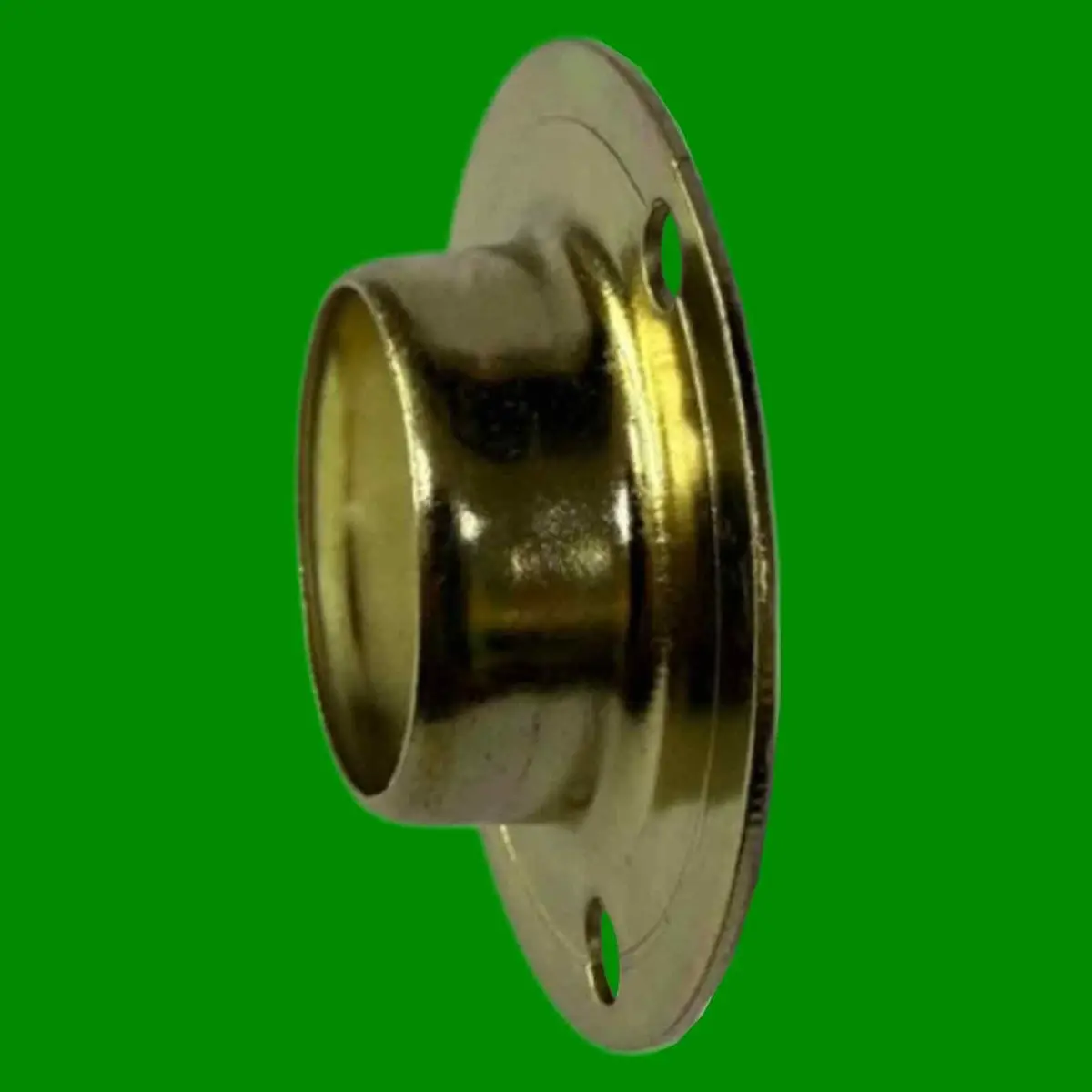 2x 19mm 3/4" Brass Rail Rod End Sockets Wardrobe Curtain Pole Support Fitting - image 3 | Free standard UK delivery included | Discount Quality Products