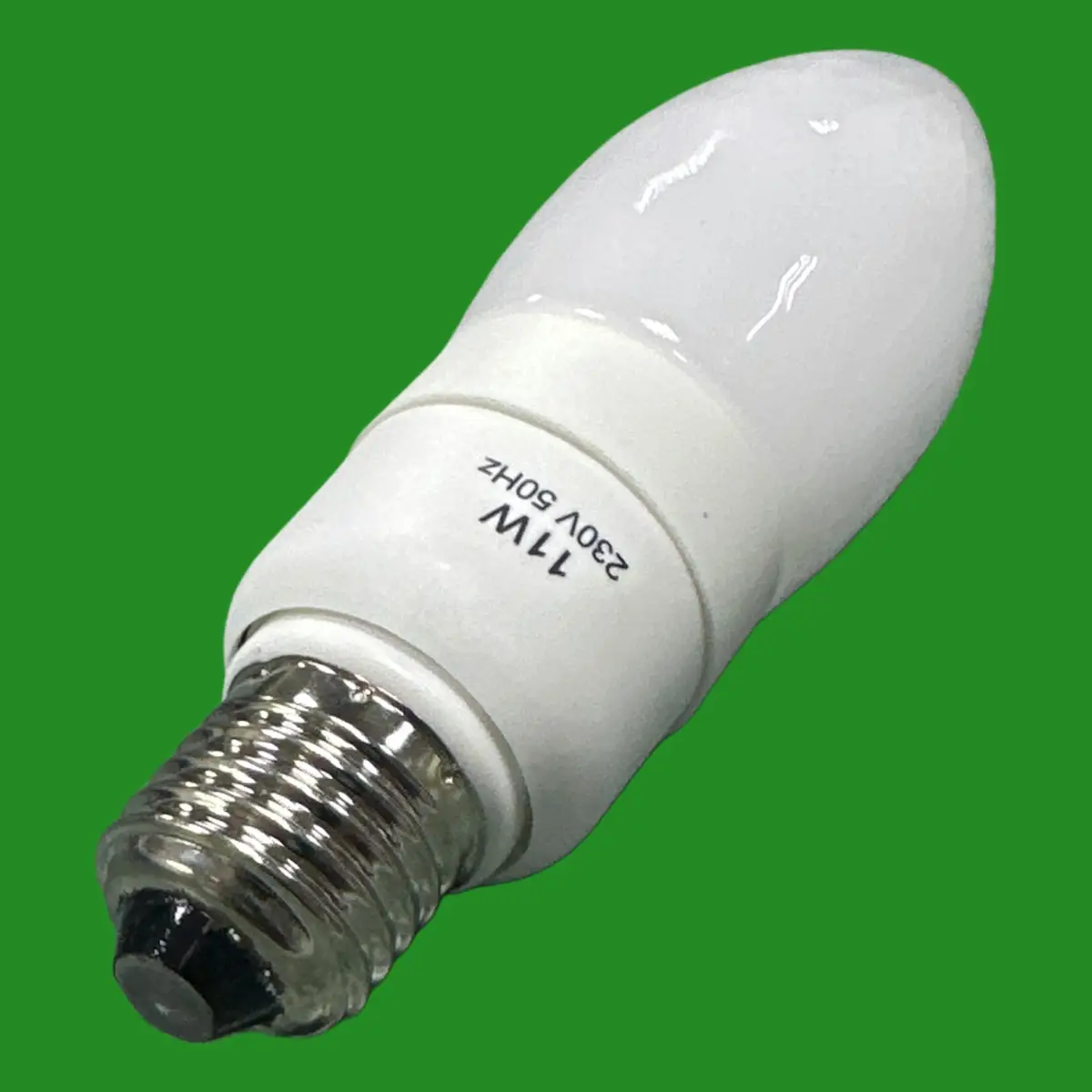 2x 11W CFL Large Candle Light Bulbs C49 6500K Daylight White ES E27 Edison Screw - image 2 | Free standard UK delivery included | Discount Quality Products