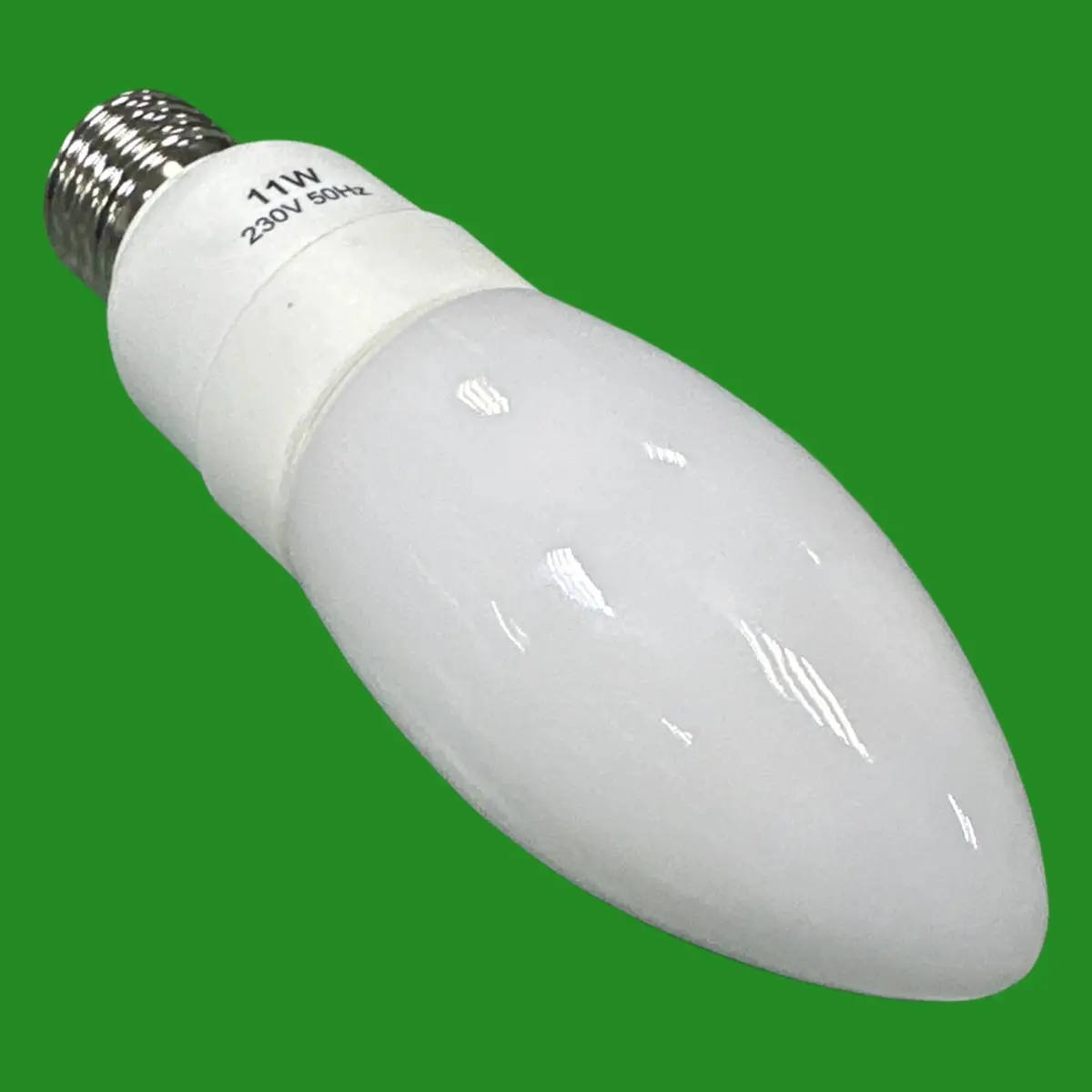 2x 11W CFL Large Candle Light Bulbs C49 6500K Daylight White ES E27 Edison Screw - image 3 | Free standard UK delivery included | Discount Quality Products