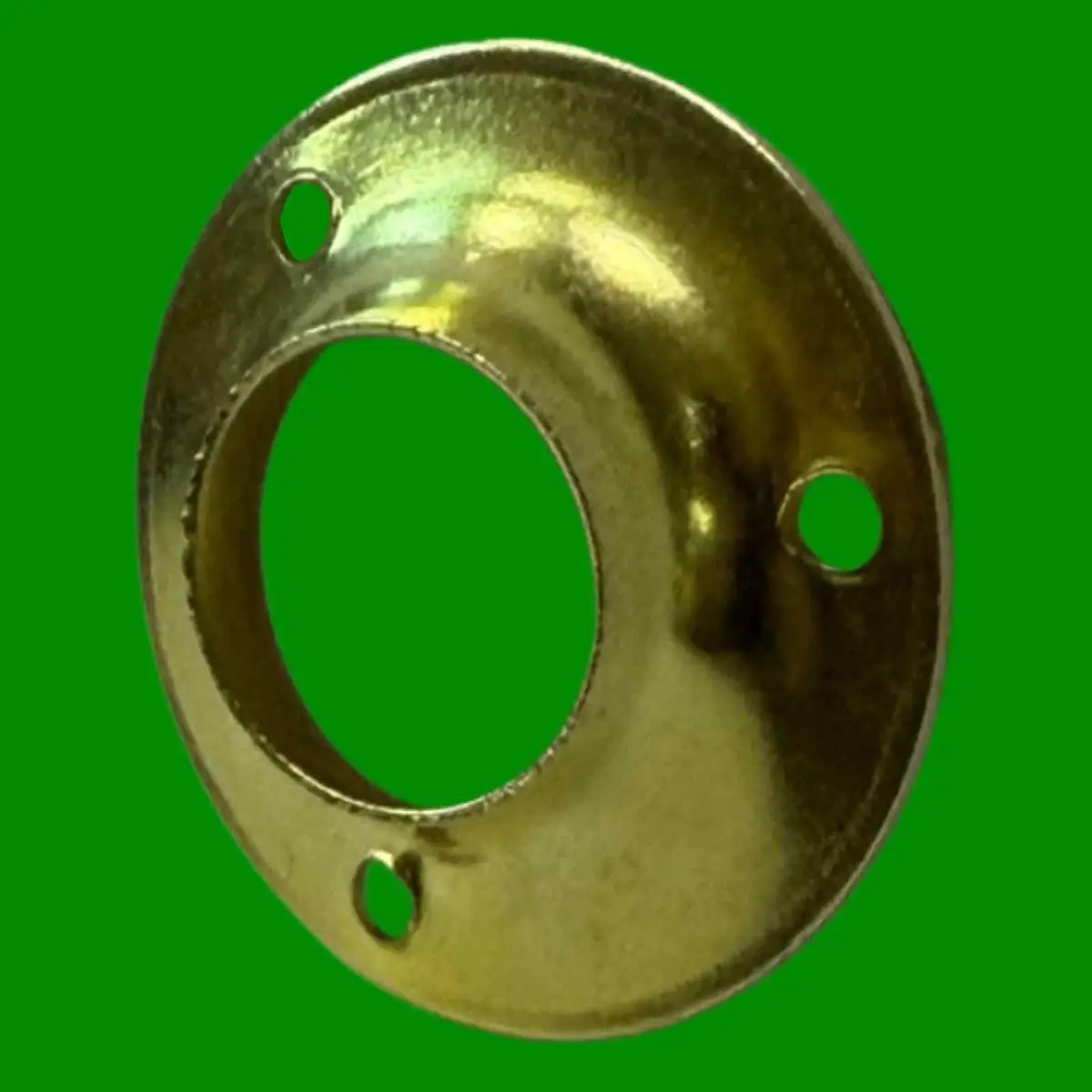 2x 16mm 5/8" Brass Rail Rod End Sockets Wardrobe Curtain Pole Support Fitting - image 2 | Free standard UK delivery included | Discount Quality Products