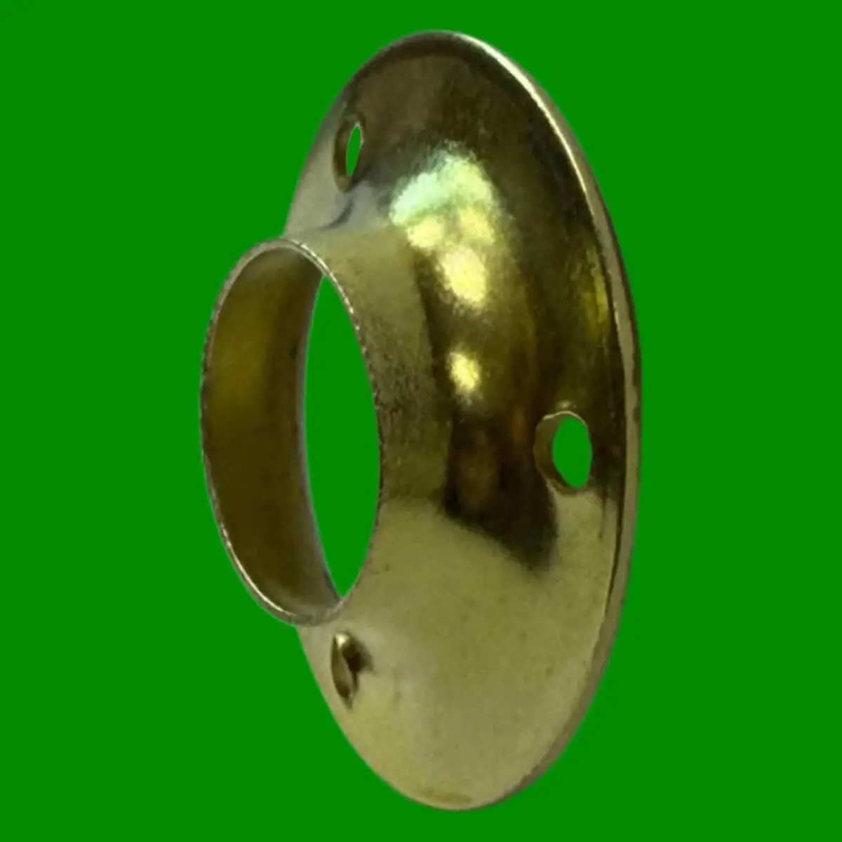 2x 16mm 5/8" Brass Rail Rod End Sockets Wardrobe Curtain Pole Support Fitting - image 3 | Free standard UK delivery included | Discount Quality Products