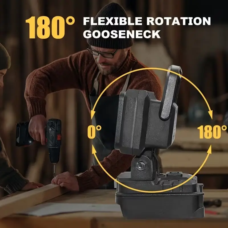 21V Portable LED Work Light, Outdoor Flashlight, Spotlight, On-site Lighting - image 6 | Free standard UK delivery included | Discount Quality Products