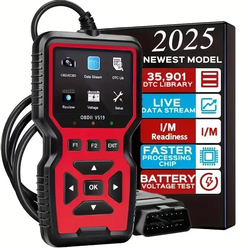 OBD2 Diagnostic Scanner V519 Full Car Diagnostic Code Reader & Clear Faults Tool - image 2 | Free standard UK delivery included | Discount Quality Products