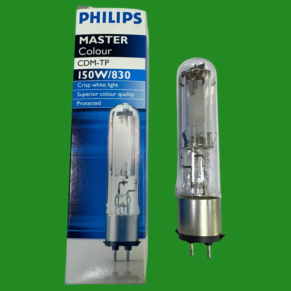 150W Philips PGX12-2 HID MHL Master Colour CDM-TP T31 830 3000K Light Bulb Lamp