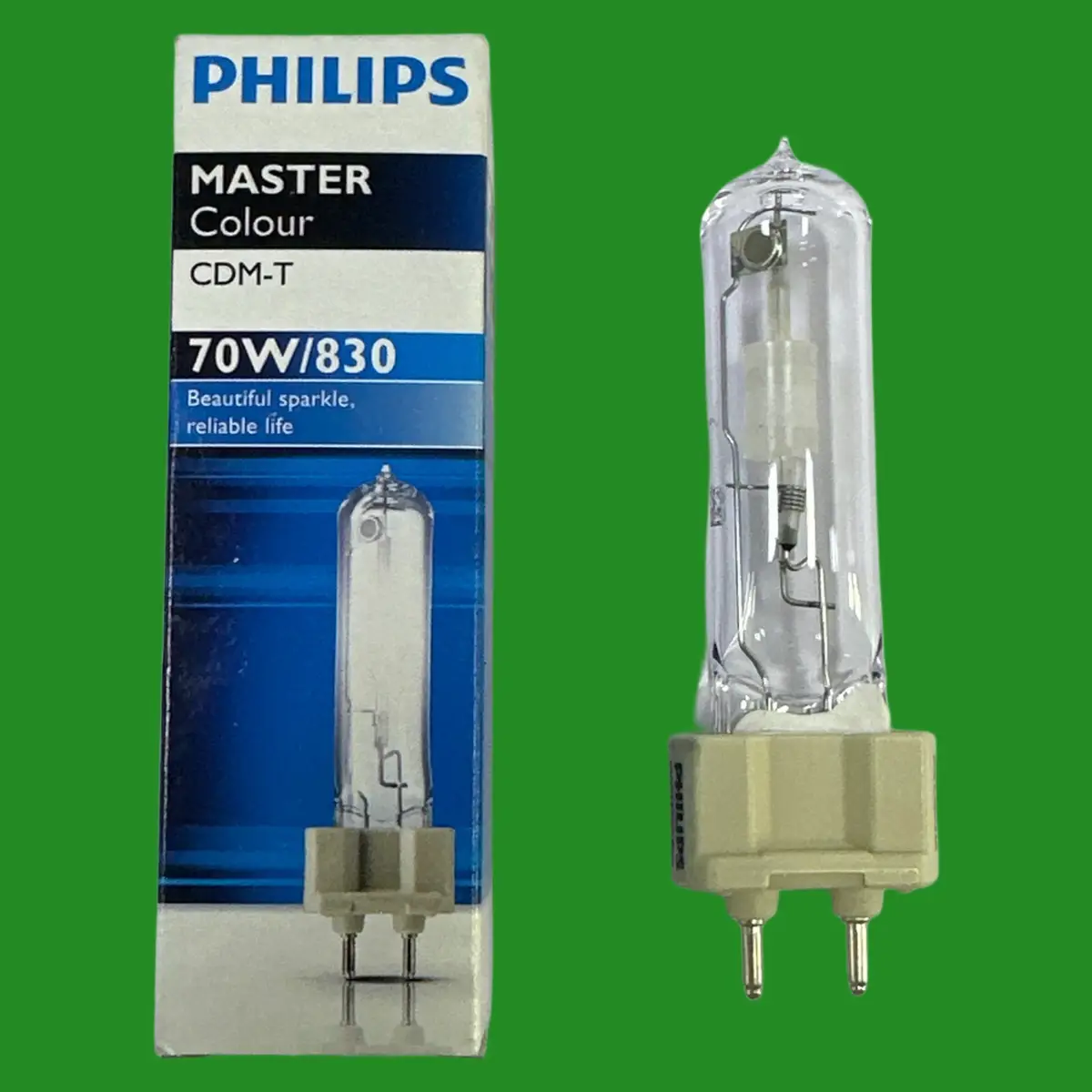 70W Philips HID G12  Master Colour CDM-T 70W/830 Ceramic Metal Halide Light Bulb