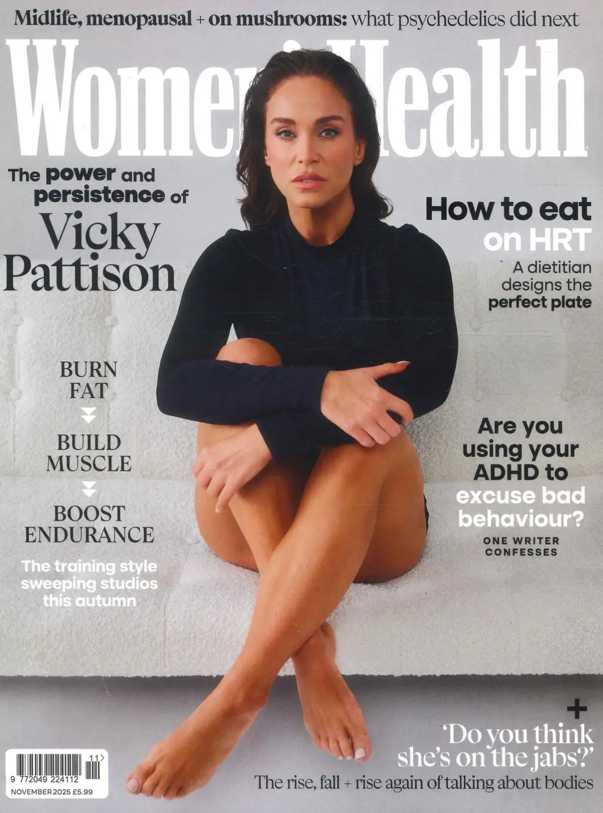 Women's Health Magazine: Vicky Pattison, Nicola Adams, Exercising, Nov 2025