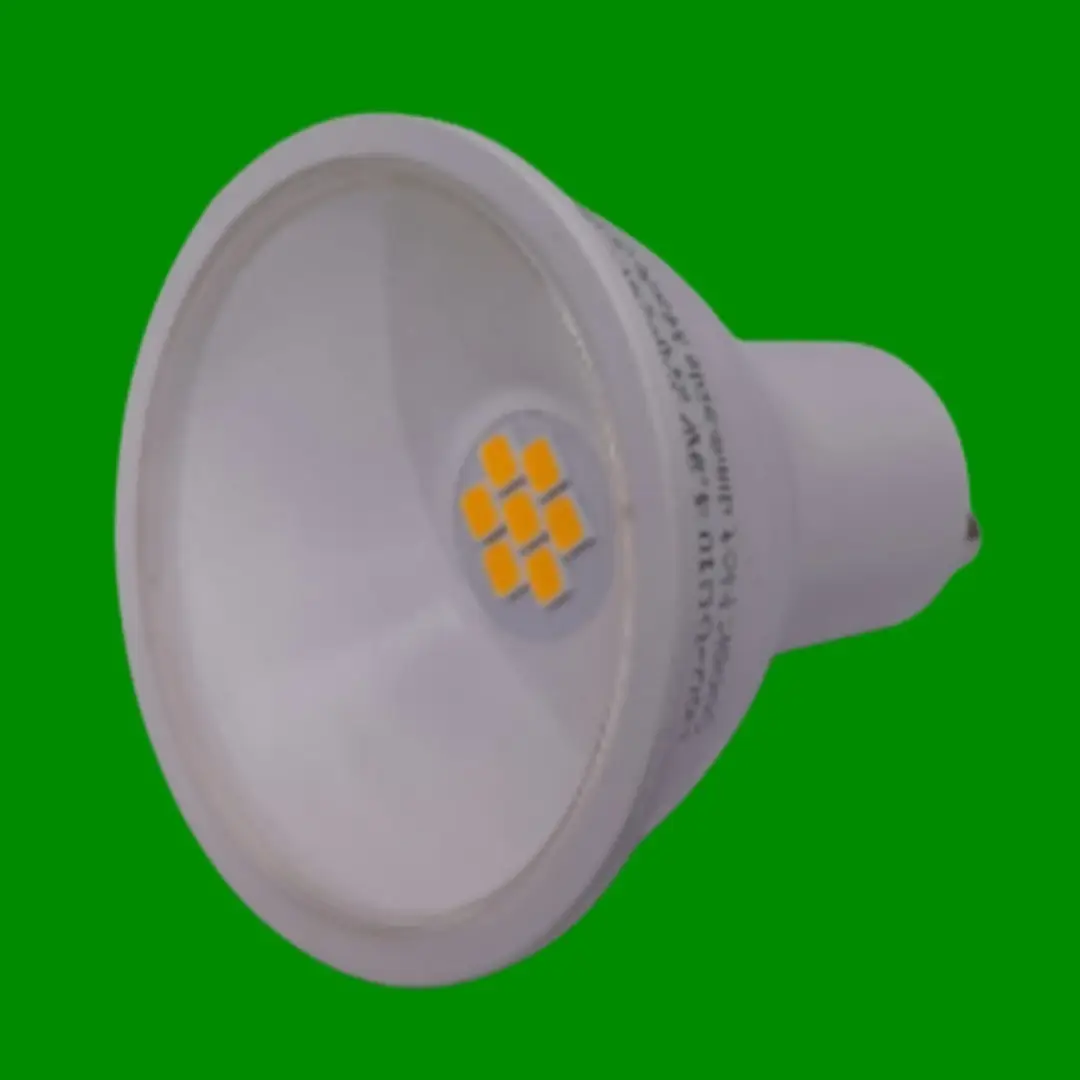 10x 4.9W (=80W) LED GU10 Reflector Spotlight Light Bulb 3000K Warm White Lamp - image 2 | Free standard UK delivery included | Discount Quality Products