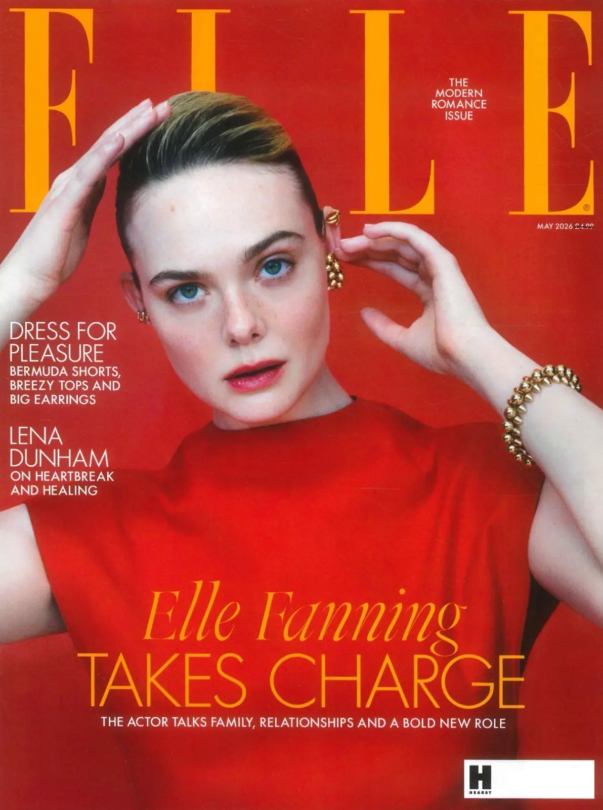 Elle Magazine Elle Fanning, Lena Dunham, Emma Grede, Kenya Hunt, Style, May 2026