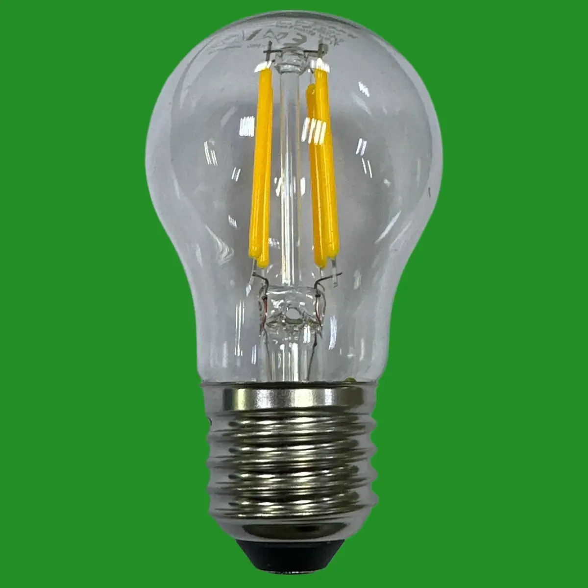 2x 4.5W (=40W) Integral Dimmable Clear LED Filament Mini Globe Light Bulb ES E27 - image 2 | Free standard UK delivery included | Discount Quality Products