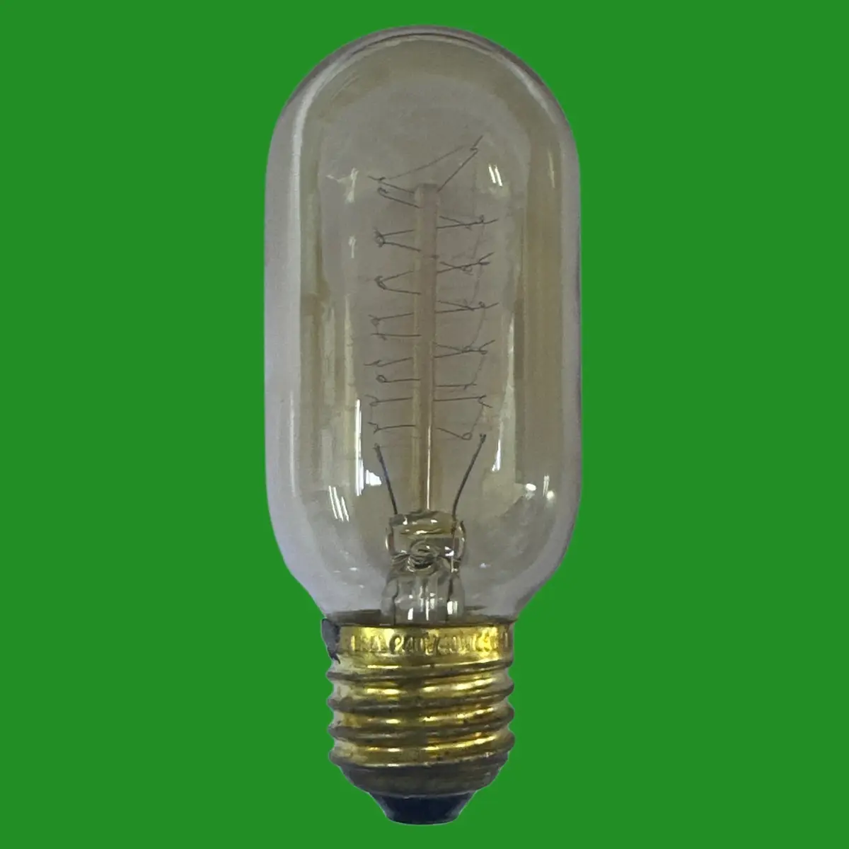 2x 40W BELL Amber Antique Twisted Filament T45 Vintage lantern Light Bulb ES E27 - image 2 | Free standard UK delivery included | Discount Quality Products