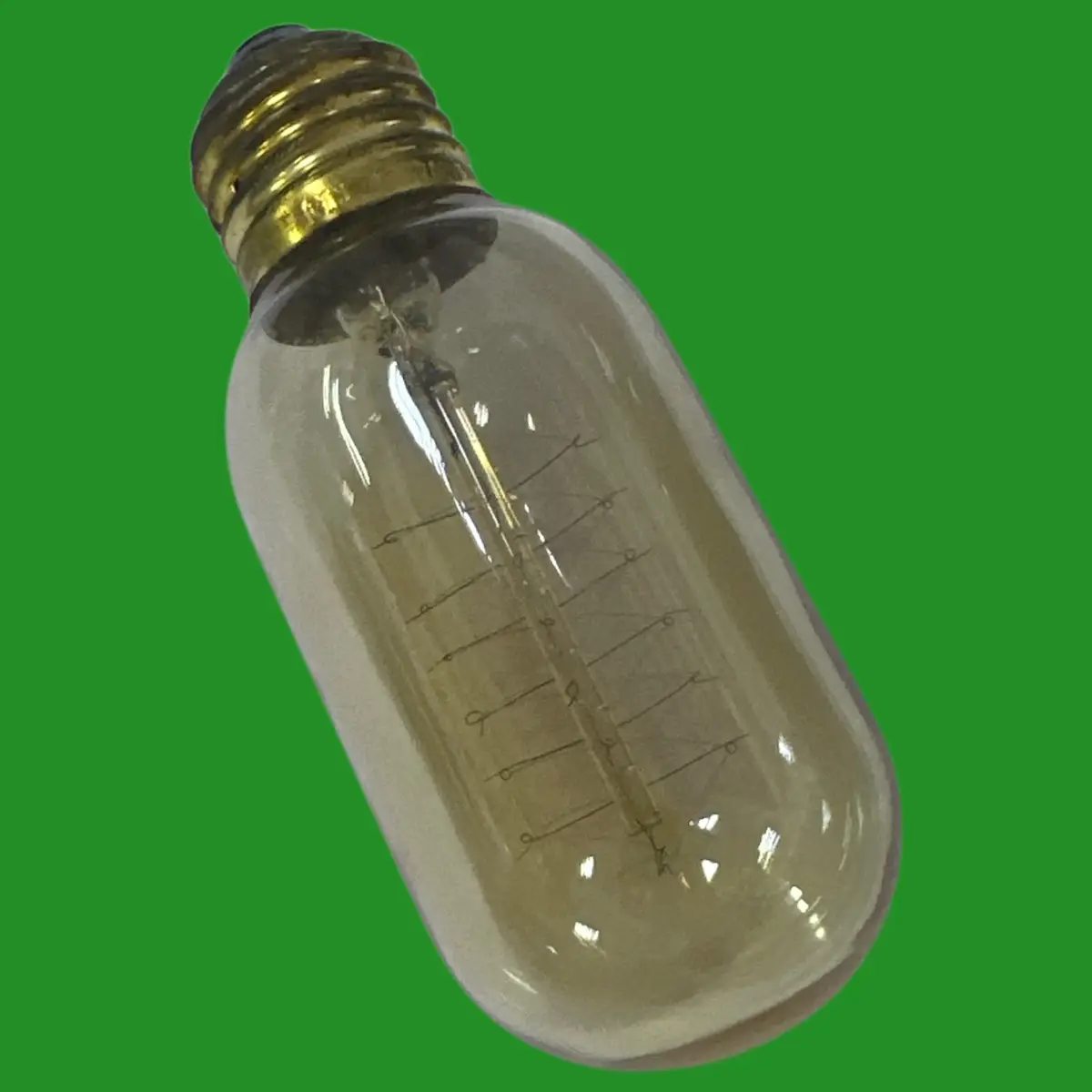 2x 40W BELL Amber Antique Twisted Filament T45 Vintage lantern Light Bulb ES E27 - image 3 | Free standard UK delivery included | Discount Quality Products