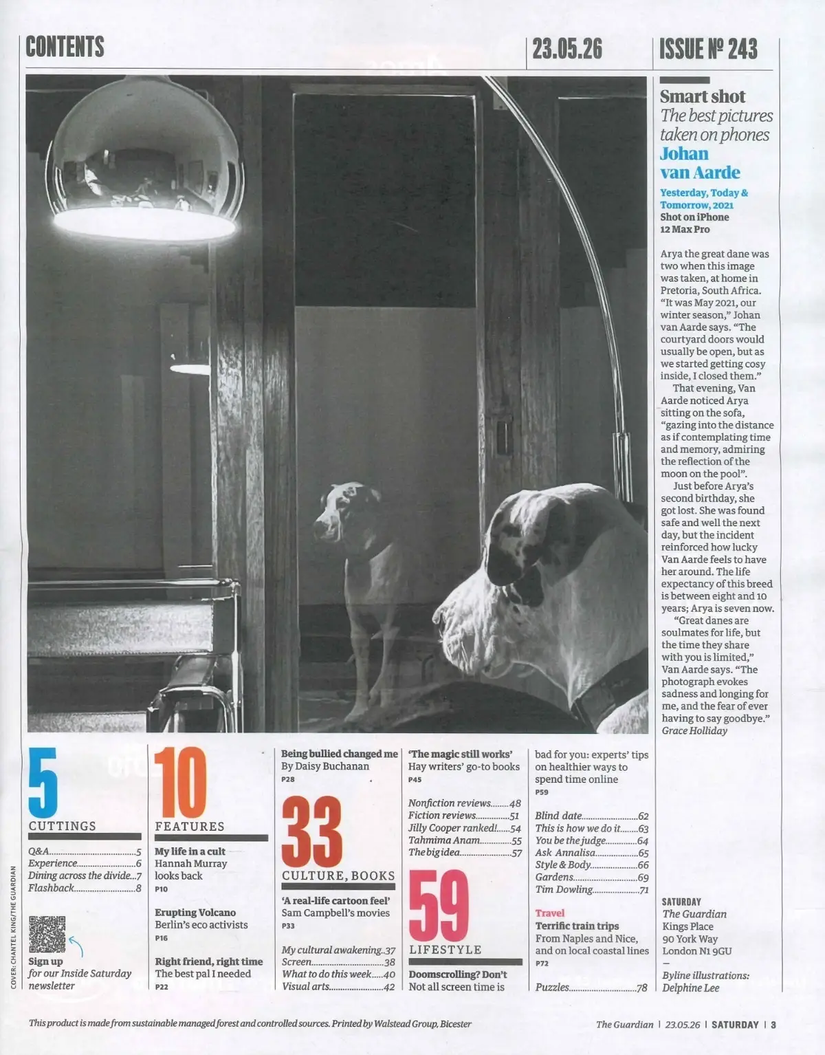 Guardian Saturday Magazine: Hannah Murray, Tom Burke, Vick Pendleton, 23.5.26 - image 3 | Free standard UK delivery included | Discount Quality Products