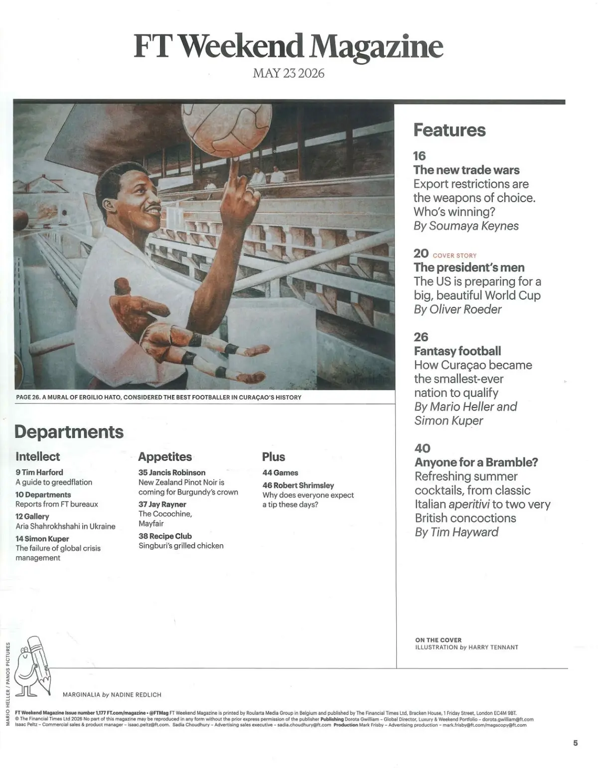 FT Weekend Magazine: US Prepares for Football World Cup, Donald Trump, 23.5.26 - image 3 | Free standard UK delivery included | Discount Quality Products