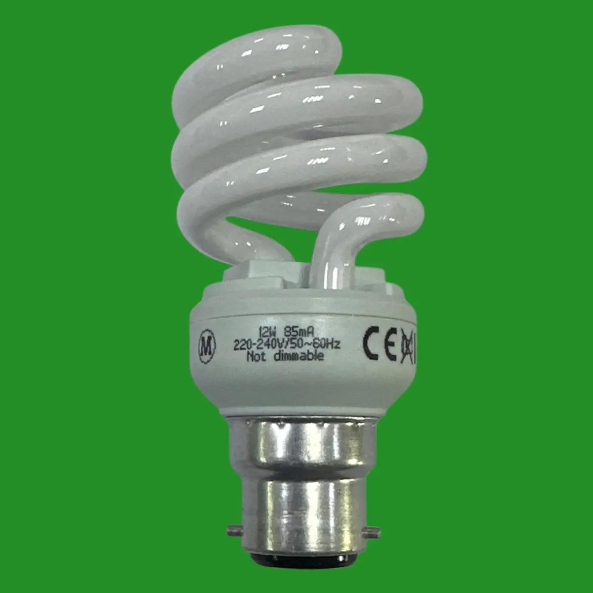 1x 12W (=58W) Morrisons Spiral Low Energy Power Saving Light Bulb Bayonet BC B22 - image 2 | Free standard UK delivery included | Discount Quality Products