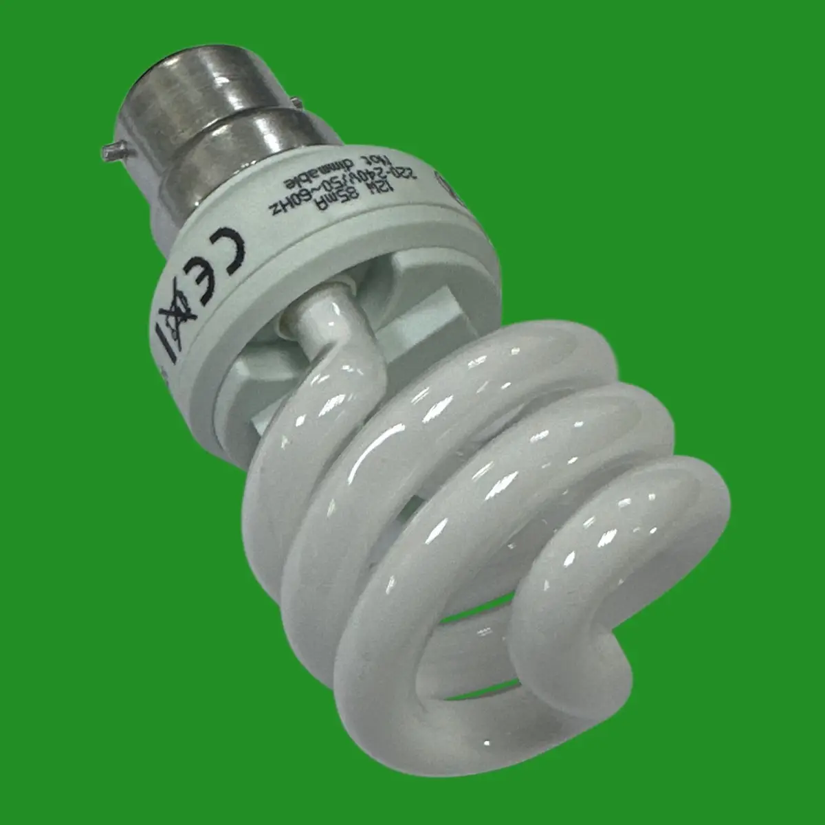 1x 12W (=58W) Morrisons Spiral Low Energy Power Saving Light Bulb Bayonet BC B22 - image 3 | Free standard UK delivery included | Discount Quality Products