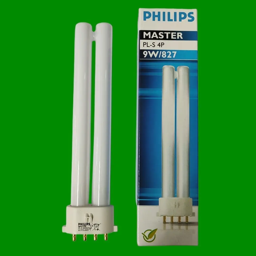 2x 9W Philips Dimmable 2G7 4 Pin 2700K 827 Warm White Light Bulb Lamp 150mm