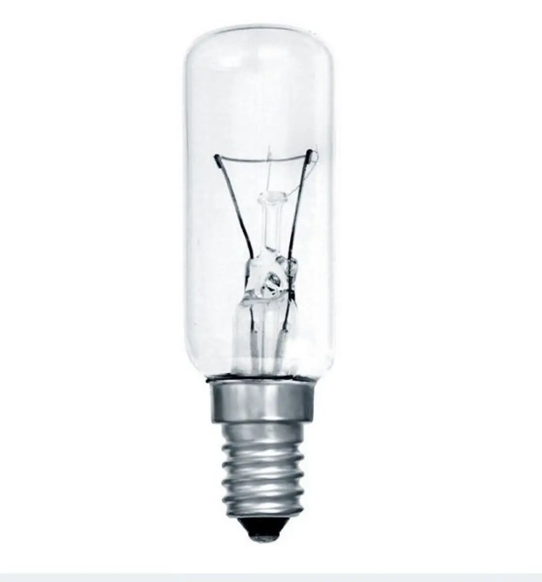 2x 40W Clear Cookerhood Light Bulbs Small Edison Screw SES E14
