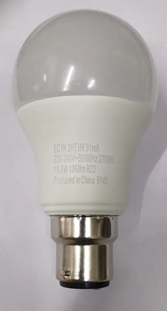 2x 10.8W (=75W) Home LED GLS Globe Light Bulbs, 2700K BC B22 Bayonet Lamp - image 3 | Free standard UK delivery included | Discount Quality Products