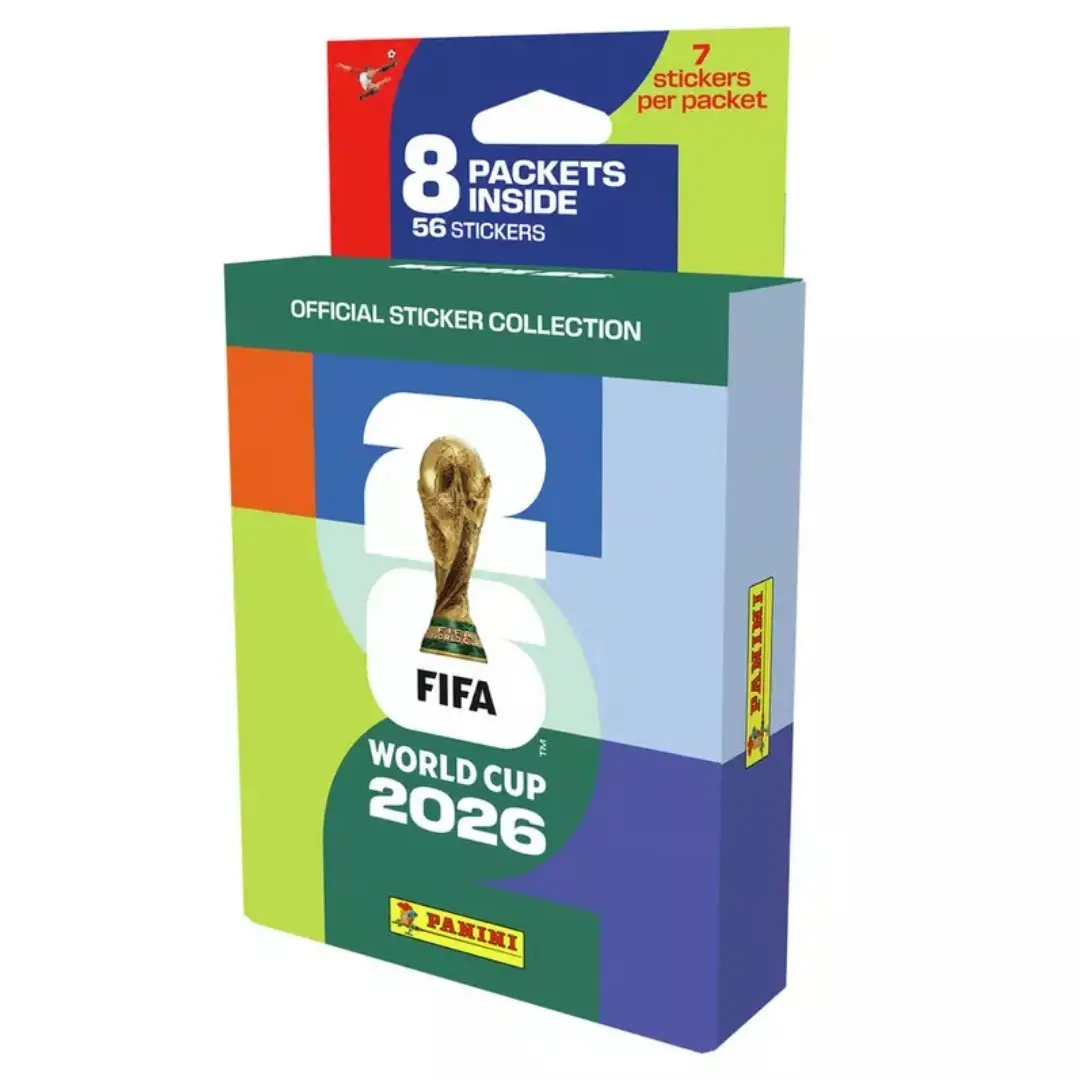 Panini 8 Packets (56 Stickers) Collection, Football, Soccer, FIFA World Cup 2026