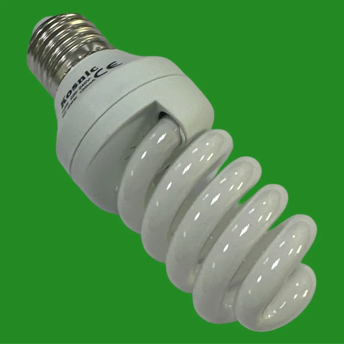 1x 20W (=100W) Kosnic CFL Spiral Light Bulb, Edison Screw ES E27 6500K Daylight - image 3 | Free standard UK delivery included | Discount Quality Products