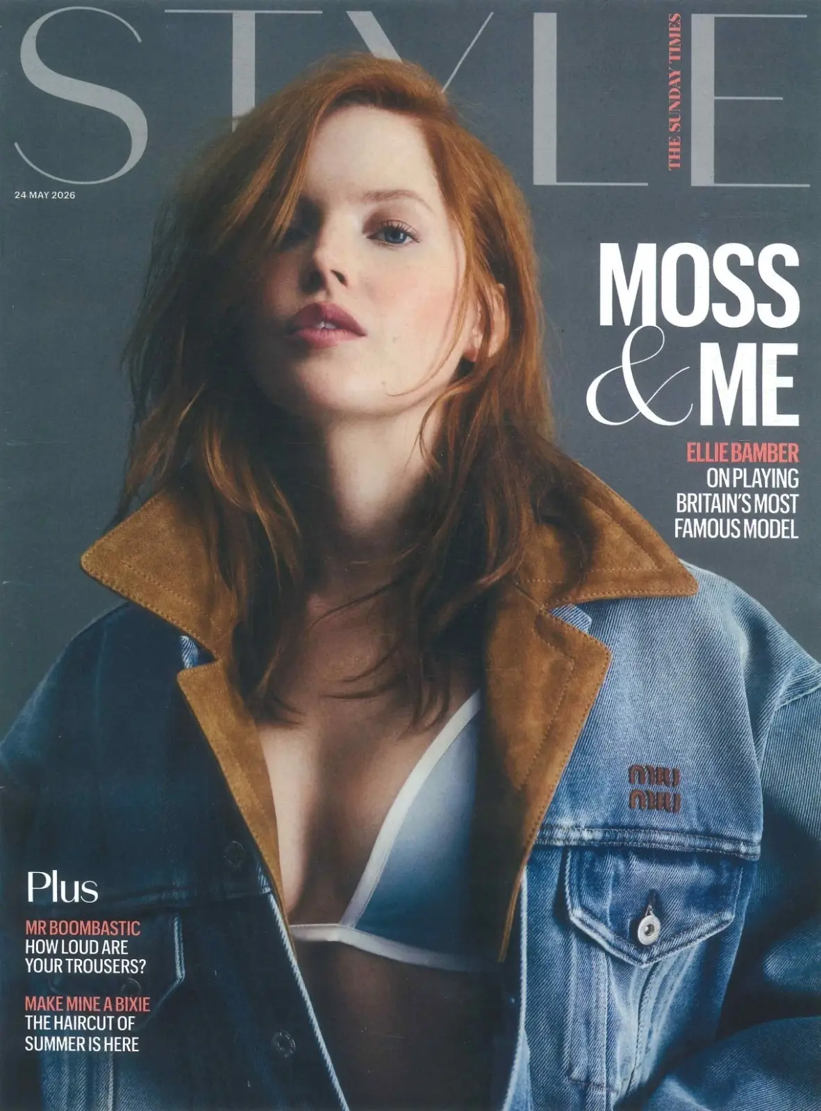 Sunday Times STYLE Magazine: Ellie Bamber, Kate Moss, Marilyn Monroe, 24.5.26