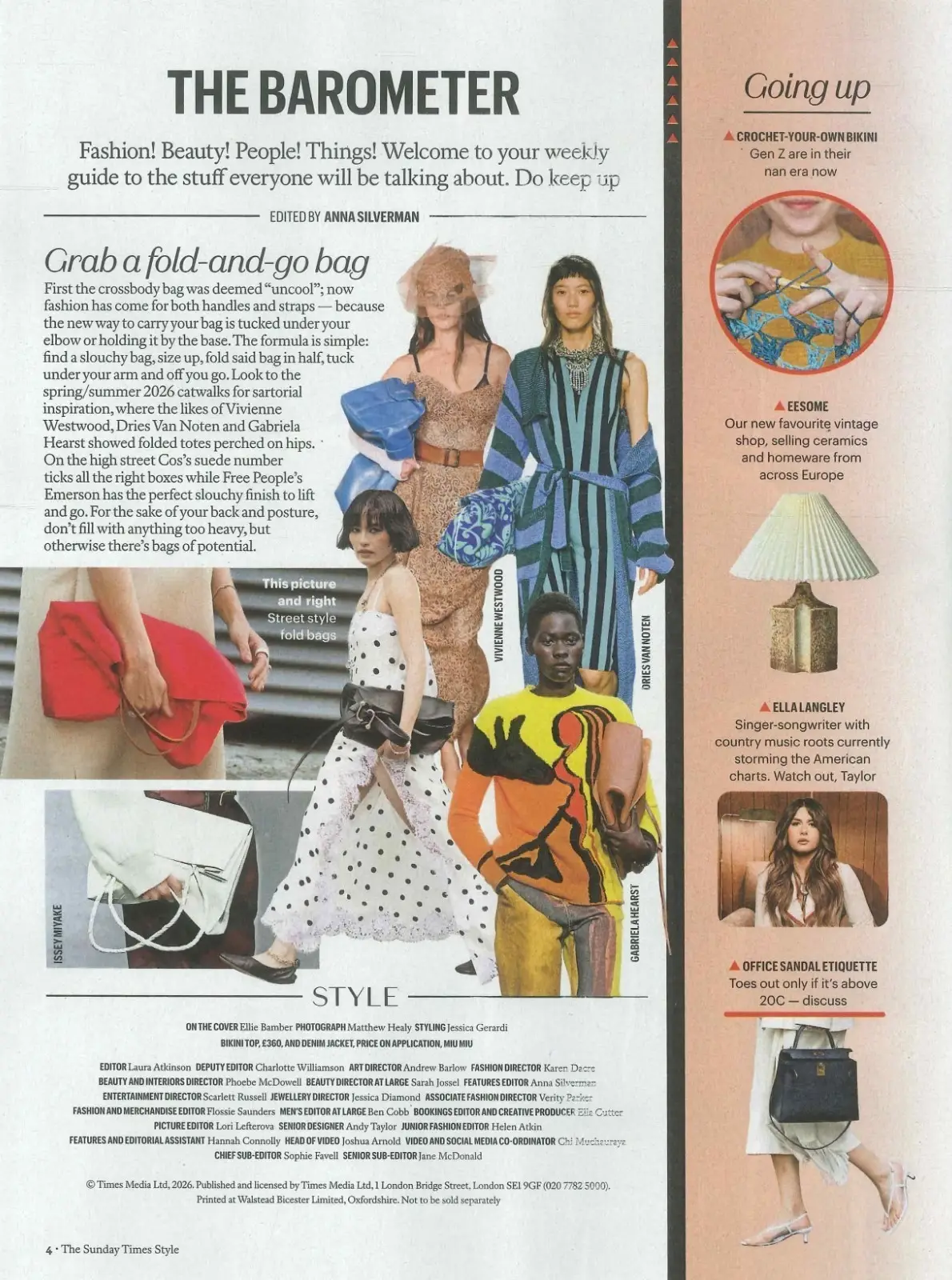 Sunday Times STYLE Magazine: Ellie Bamber, Kate Moss, Marilyn Monroe, 24.5.26 - image 3 | Free standard UK delivery included | Discount Quality Products