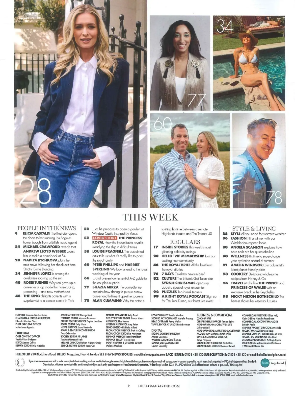 HELLO! Magazine: Anne, Princess Royal, King Charles, Jennifer Lopez, 8.6.26 - image 3 | Free standard UK delivery included | Discount Quality Products