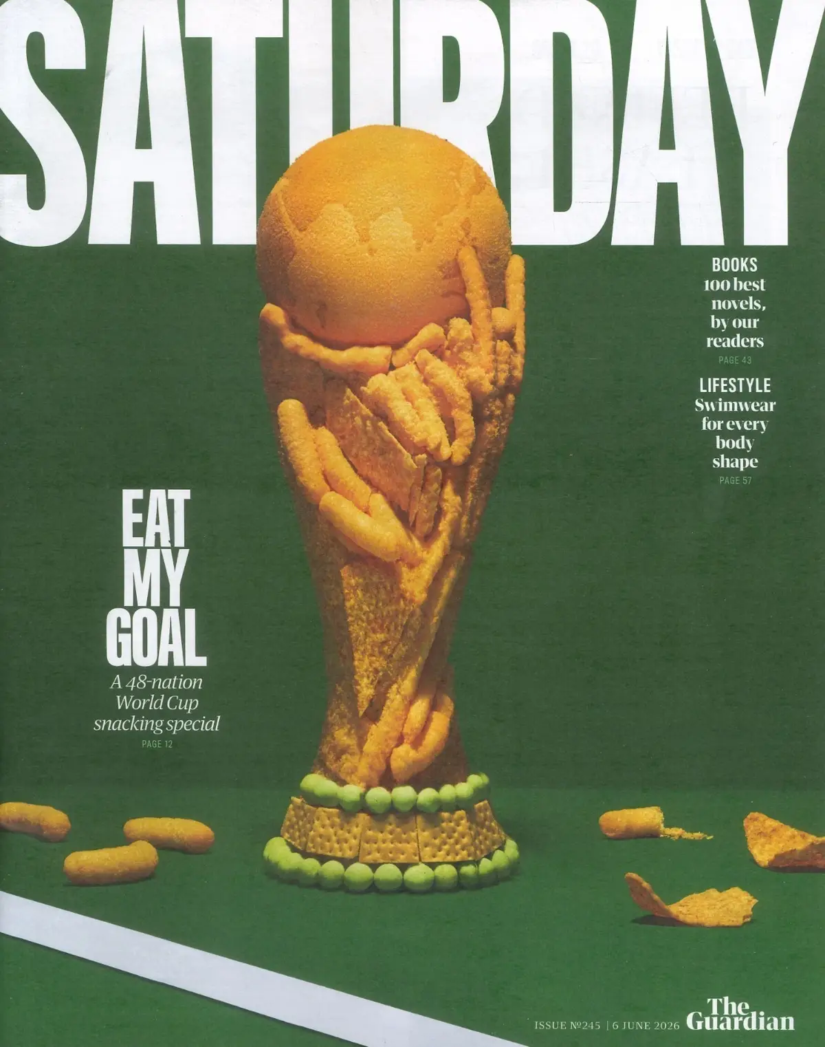 Guardian Saturday Magazine: World Cup Snacking Special, Philippa Dunne, 6.6.26