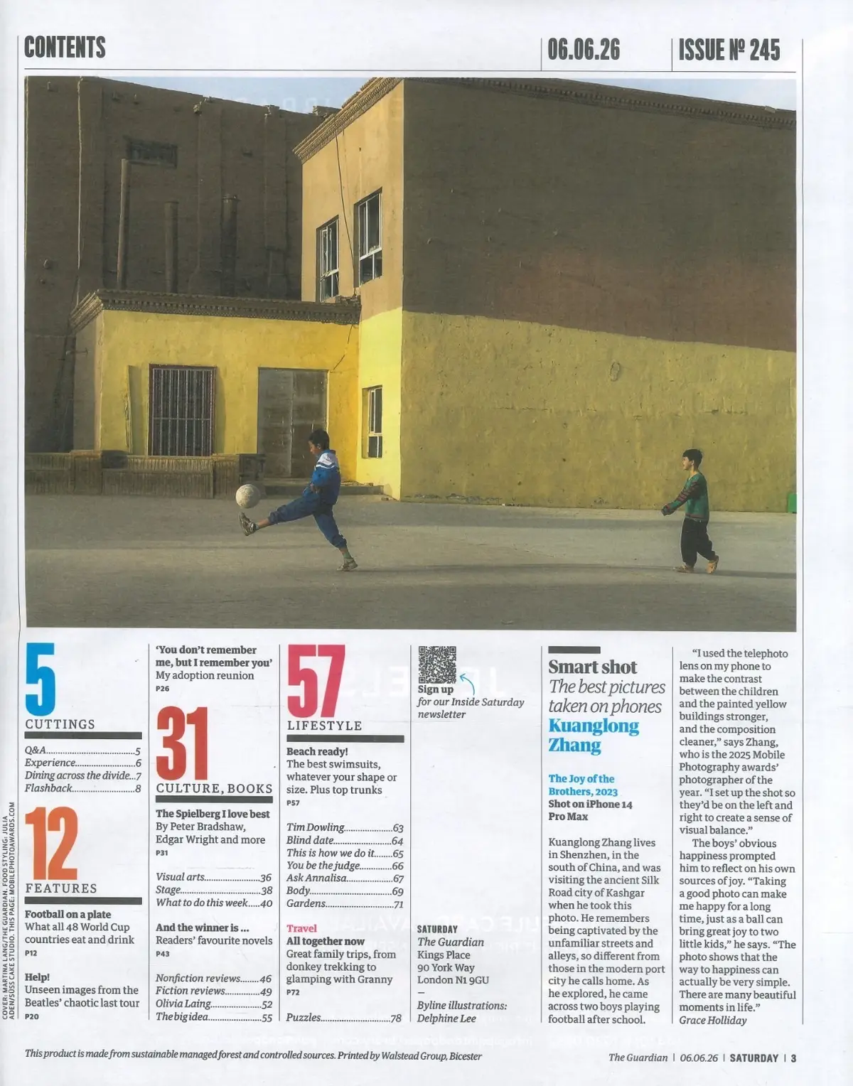 Guardian Saturday Magazine: World Cup Snacking Special, Philippa Dunne, 6.6.26 - image 3 | Free standard UK delivery included | Discount Quality Products