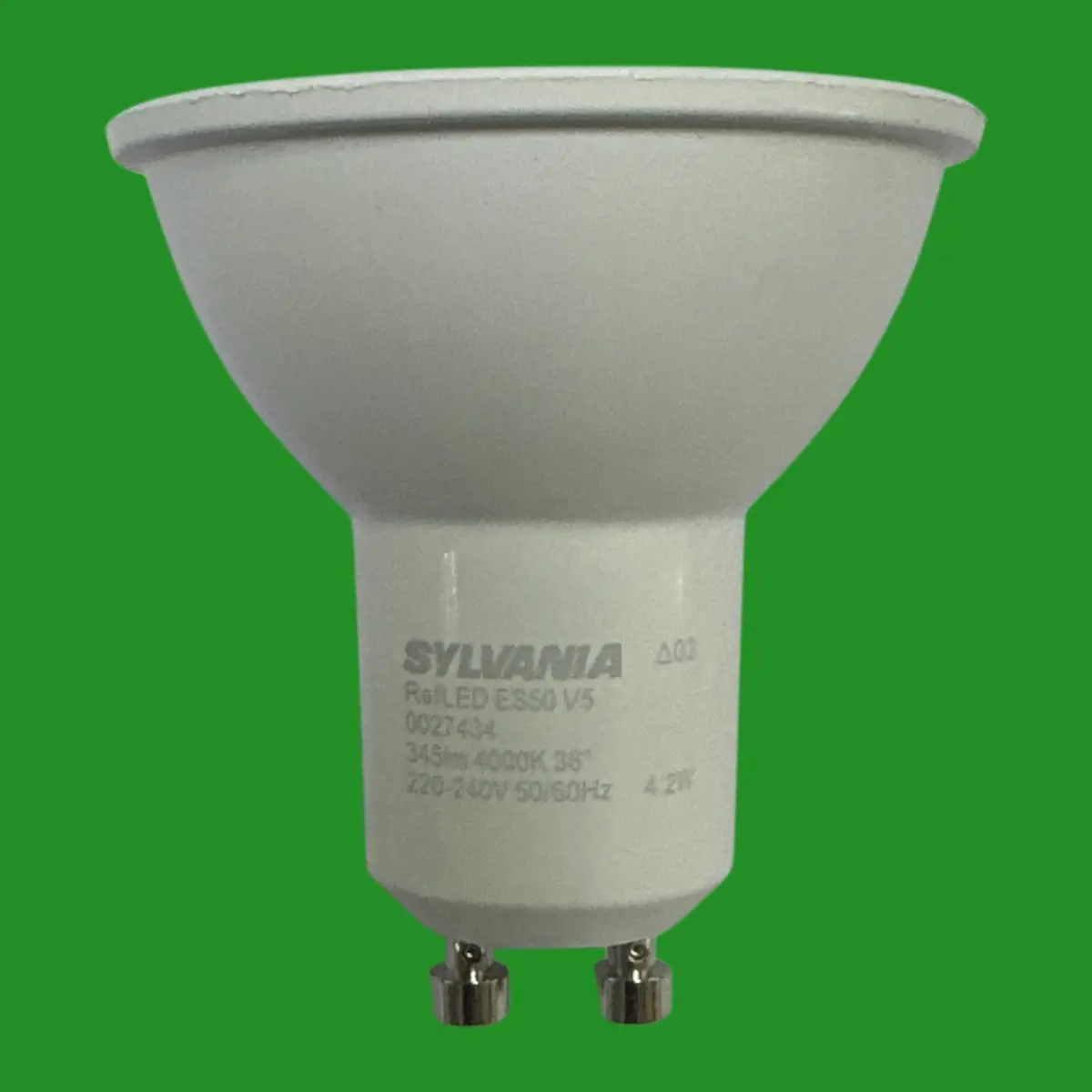 3x 4.2W (=50W) Sylvania LED GU10 Reflector Spot Light Bulbs 4000K Cool white - image 2 | Free standard UK delivery included | Discount Quality Products