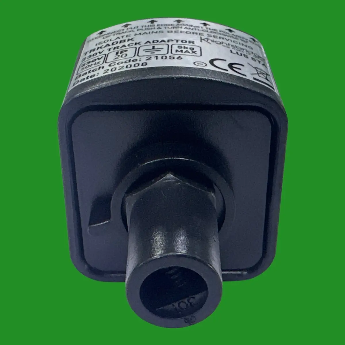 230V Mains Track Adaptor Black for Flex Pendant or Power Feed Applications - image 7 | Free standard UK delivery included | Discount Quality Products