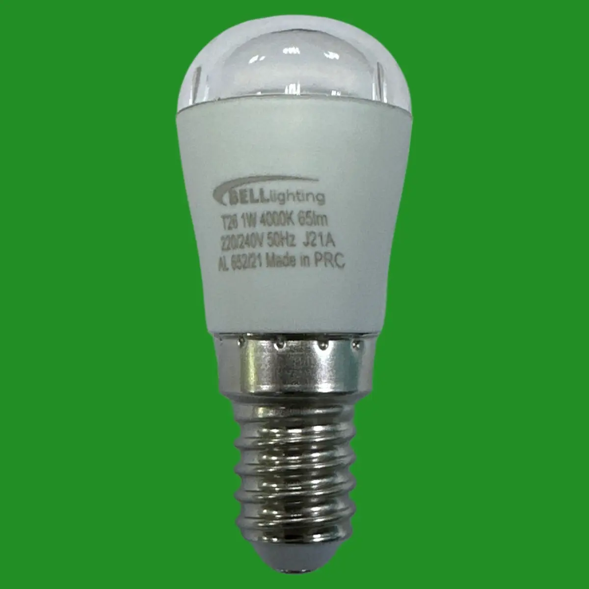 1x 1W BELL LED Clear Pygmy Appliance Fridge Light Bulb 4000K SES E14 Small Screw - image 3 | Free standard UK delivery included | Discount Quality Products