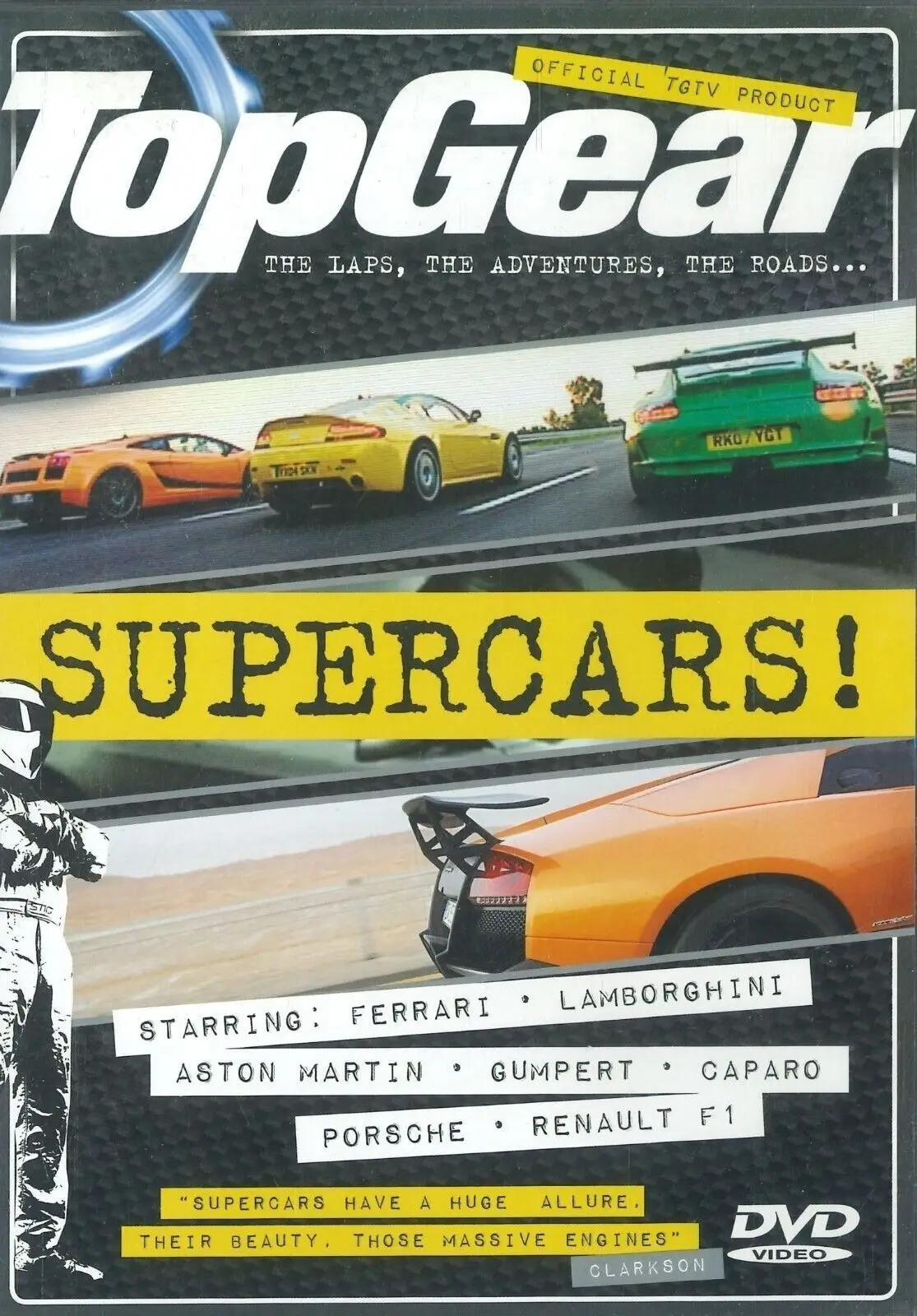 Top Gear: Supercars! (2010) DVD, Ferrari, Lambo, Aston Martin [Region 0]